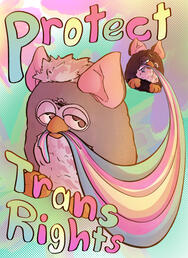 Furby Protect Trans Rights 2025 Furby Protect Trans Rights 2025